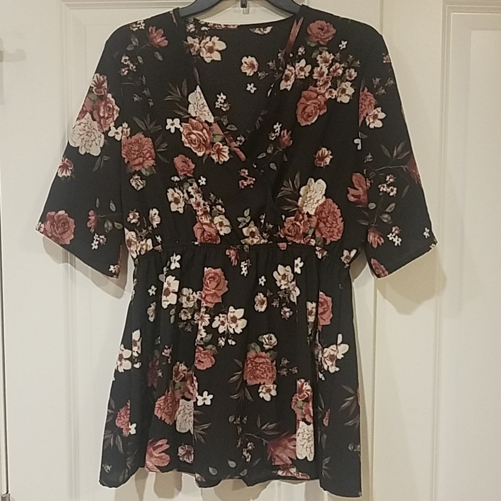 Flattering floral top
